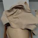 Lehoba Women's Wireless Push Up Bra Scalloped No Underwire Comfortable Bras Full Coverage Seamless Tshirt Everyday Bralettes, Nude XX-Large