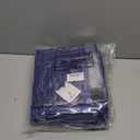 BlissTotes 4 Pack Moving Bags with Clear Window, Storage Bags with Strong Carrying Handles & Zippers,Large Packing Bags for Saving Space, Alternative to Moving Boxes(Blue,33 Gallon) (125L)