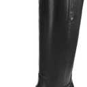 Naturalizer Ontime Wide Calf Knee High Boots (Black, 8M)