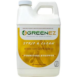 Furniture Strip & Clean | Paint & Varnish Remover | Wood Stain Stripper Gel | Remove Layers of Epoxy, Paint, Varnish Safely | No Harsh Fumes | Soy-Based & Planet-Friendly | 1/2 Gallon Furniture Strip & Clean | Paint & Varnish Remover | Wood Stain Stripper Gel | Remove Layers of Epoxy, Paint, Varnish Safely | No Harsh Fumes | Soy-Based & Planet-Friendly | 1/2 Gallon