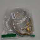 UNCO- Stainless Steel Metal Hose, 5 Feet - Gold, No Kink, Short Garden Hose