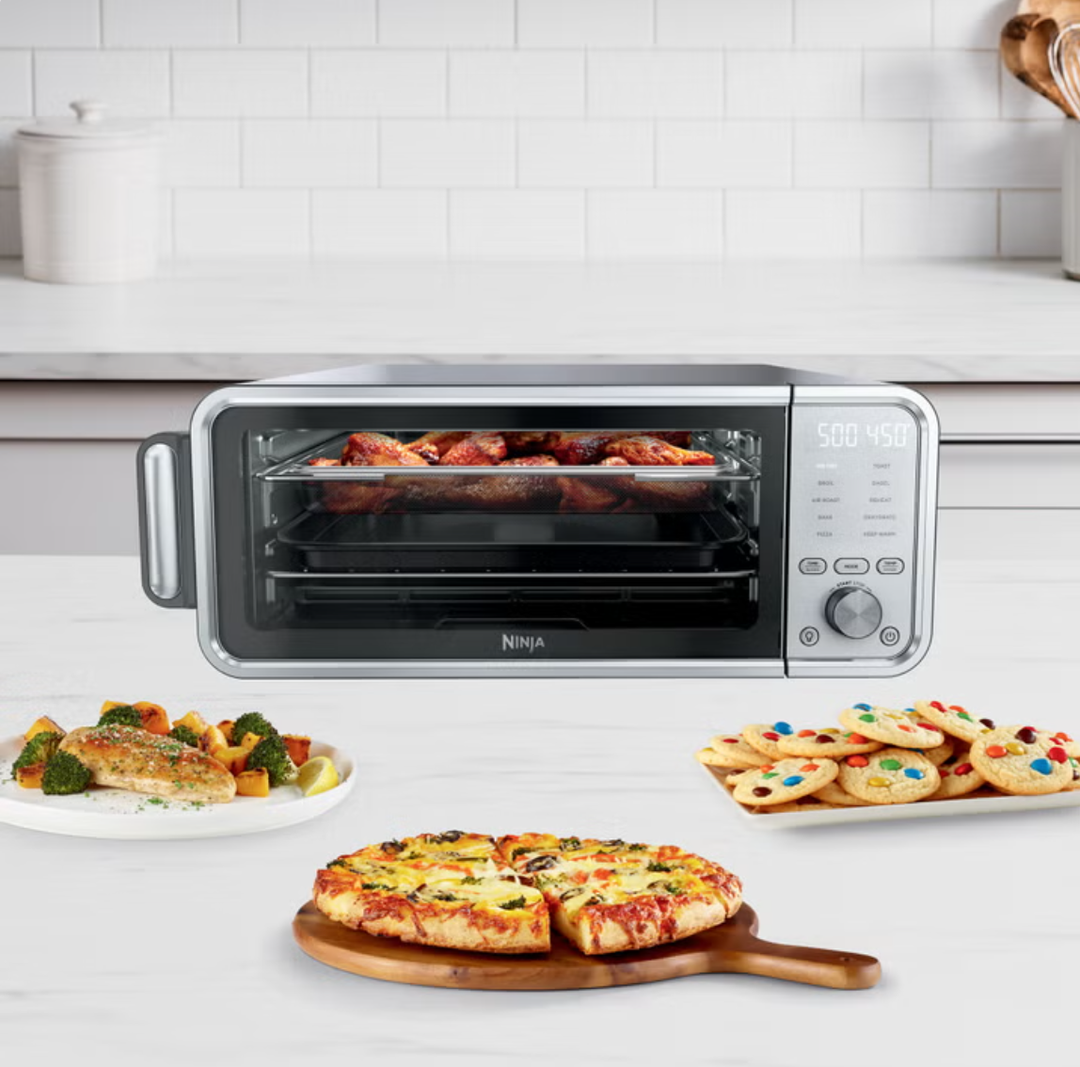 Ninja Flip 10-in-1 Toaster Oven & Air Fryer with Added Broil Rack