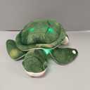 Glow Guards 14'' Light up Sea Turtle Stuffed Animal Ocean Life Soft Plush Toy Pillow with Lullabies LED Night Lights Children's Day Birthday Gifts for Toddler Kids (Green 2)
