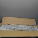 Puleo International Pre-Lit 5' Flocked Pencil Alpine Artificial Christmas Tree with 70 Lights
