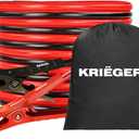 K KRIGER Jumper Cables for Car Battery, Heavy Duty Automotive Booster Cables for Jump Starting Dead or Weak Batteries with Carrying Bag Included (25-Feet (2-Gauge)