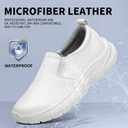 Non Slip Shoes for Women Food Service -Slip On, Lightweight,Comfortable,Nurse Shoe and Crew Work. 10.5