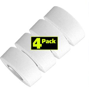 Professional Premium Grade Gaffer Tape - Heavy Duty Pro Gaff Tape - Holds Down Wires Leaves No Sticky Residue Easy to Tear, Multipurpose (4-Pack Gaffers Tape White, 1 Inch x 8 Yards Each roll)