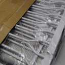 Mom's Choice GROWNSY Baby Gate, 57"-62" Auto-Close Dog Gate for Stairs & Doorways, Pressure-Mounted Easy Install Baby Gate - No Drill, Walk Through, Safe & Durable (White)