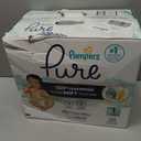 Pampers Pure Baby Diapers, Size 1 (8-14 lbs), 132, Up to 100% Leakproof, Premium Hypoallergenic Soft Diapers