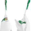 Libman Designer Bowl Brush and Caddy - 2 Pack - Toilet Brush and Holder Set, Non-Scratch, Bathroom Brush, Hygenic Caddy with Drying Slits