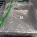 Low Entry Cat Litter Box,15.7"11.8"4" Stainless Steel Kitten Litter Box for Small Cat, Kitty Shallow Litterbox for Guinea Pig, Puppy, Hamsters Toilet