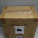 AmorArc Ceramic Dinner Plates Set of 6, 10.0 Inch Matte Stoneware Plates for Kitchen,Modern Flat Dinnerware Dishes Set,Microwave& Dishwasher Safe, Scratch Resistant, Matte Black