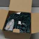 C9 Clear Vintage Outdoor String Lights with 26 C9 Clear Glass Bulbs, 25Ft Hanging Roofline Lights for Outdoor Christmas Tree Party Backyard Wedding Decor - Green