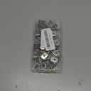 50 Pcs Shelf Pegs Pins1/4 Inch Upgraded Diameter L-Shaped Perforated Nickel Plated Shelf Pins, Cabinet Shelf Pegs for Shelves, Shelf Support for Bookshelf Kitchen Cabinet Shelf Pegs.