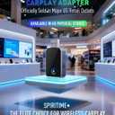 SPIRITIME Wireless CarPlay Adapter for iPhone 5-Second Auto Connect | 1-Click Phone Swap for Families | Convert Wired to Wireless | Stable & Fast, Plug & Play | Supports Factory CarPlay Cars 2016+