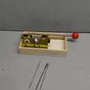 Nut Cracker Heavy Duty Walnut Cracker with Wooden Base Adjustable Nut Tongs Manual Nut Crackers for All Nuts Nut Cracker Tool for Walnut Pecan Macadamia Hazelnuts Chestnut and More-4 Picks Included