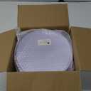 bUCLA 12 Pack White Plastic Serving Bowls - 54 OZ Angled Table Salad and Fruit Bowls Disposable for Chip&Candy - Ideal for Party & Wedding