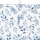Blue Flower Dish Drying Mat For Kitchen Counter Absorbent Large Kitchen Fast Dry Pad Reusable Washable Protector Rack Large Mat 18 X 24