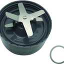 Replacement parts pro Cross Blades with extra Replacement Gasket ring,Compatible with Nutri Bullet 600W and 900W series