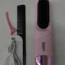 2025 New Upgraded Cordless Hair Straightener Brush 300 Million Negative Ionic Portable Hair Straightener Comb for Women with 4 Temps Fast Heating MCH Ceramic Coating Smooth Frizz - Free Hair