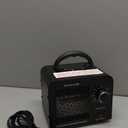 Ozone Generator 48,000mg, Commercial Ozone Machine Odor Removal, High Capacity O3 Ionizer Air Purifier Deodorizer, Portable Mini for Car, Home, Smoke, Pets, Industrial, for 4000 Square Feet -Black