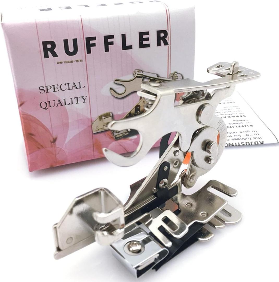 FQTANJU Ruffler Sewing Machine Presser Foot, #55705