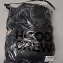 HOOD CREW Men’s Bomber Jacket Winter Coat Stylish Faux Fleece Lined Leather Jackets