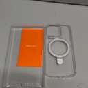 TORRAS Crystal Clear for iPhone 16 Pro Case Magnetic Stand,[Compatible with MagSafe][Flexible Stable Stand]Mil-Grade Protection Transparent Slim Anti-Yellowing Anti-Scratch Ring Kickstand 6.3", Ostand