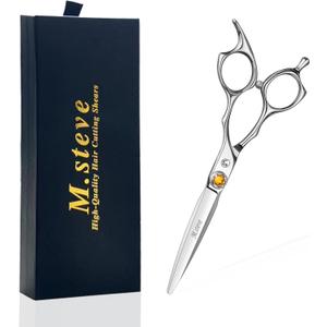 Professional Hair Cutting Scissors 6 Inch, VG10 Stainless Steel Barber Shears, Extremely Sharp Hairdressing Scissors for Salon & Home Use, Ambidextrous Left Right Hand