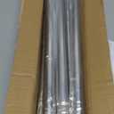 Shower Curtain Rod Square End Shower Rods for Bathroom 32"-92" Stainless Steel No Drilling for Shower Stall Living Room