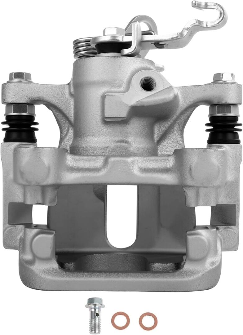 SCITOO 19B7273 Rear Right Passenger Side Brake Caliper Fits For Volkswagen For Golf 2015-2020,For Golf SportWagen 2015-2018,For GTI 2017-2018,For Passat 2015-2020, With Bracket,1PC