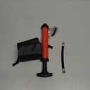 SPORTBIT Ball Pump for Sports Balls - Push & Pull Inflating System - Hand Pump for All Exercise Balls - Volleyball Pump, Basketball Inflator, Football & Soccer Ball Air Pump (Red)