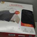 Sunbeam Electric Throw Royal Luxe Microplush Heated Blanket, 4 Heat Settings, 4-Hour Auto Shut-Off, Fast Heating, Warm and Cozy, Grey Rodeen Plaid, King