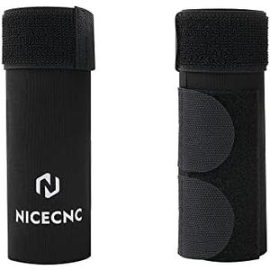 NICECNC 6" Fork Seal Protectors Universal Fork Cover Boots Compatible with 37-50mm Upside Down Forks Conventional Forks Compatible with V-Twin Sport Cruiser Adventure Touring Custom Dual Sport