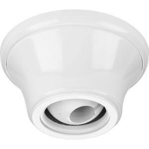 Progress Lighting Ceiling Fan Canopy for Air Pro Ceiling Fans, Ceiling Fan Accessory Compatible with Sloped Ceilings, Steel Construction, White