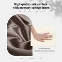 Purse Pillow Insert for Kelly 32 Bags, Satin Handbag Filler for Luxury Bags, Soft Purse Inner Pillow with Memory Foam for Handbag Storage (Etoupe Grey, KE 32 Sellier)