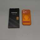 BXYJY for iPhone 17 Pro Case Magnetic with Stand, Camera Control Button, Full Lens Protection, Compatible with MagSafe, Military Grade, Translucent Thin Women Men Hard Case for iPhone 17 Pro, Orange