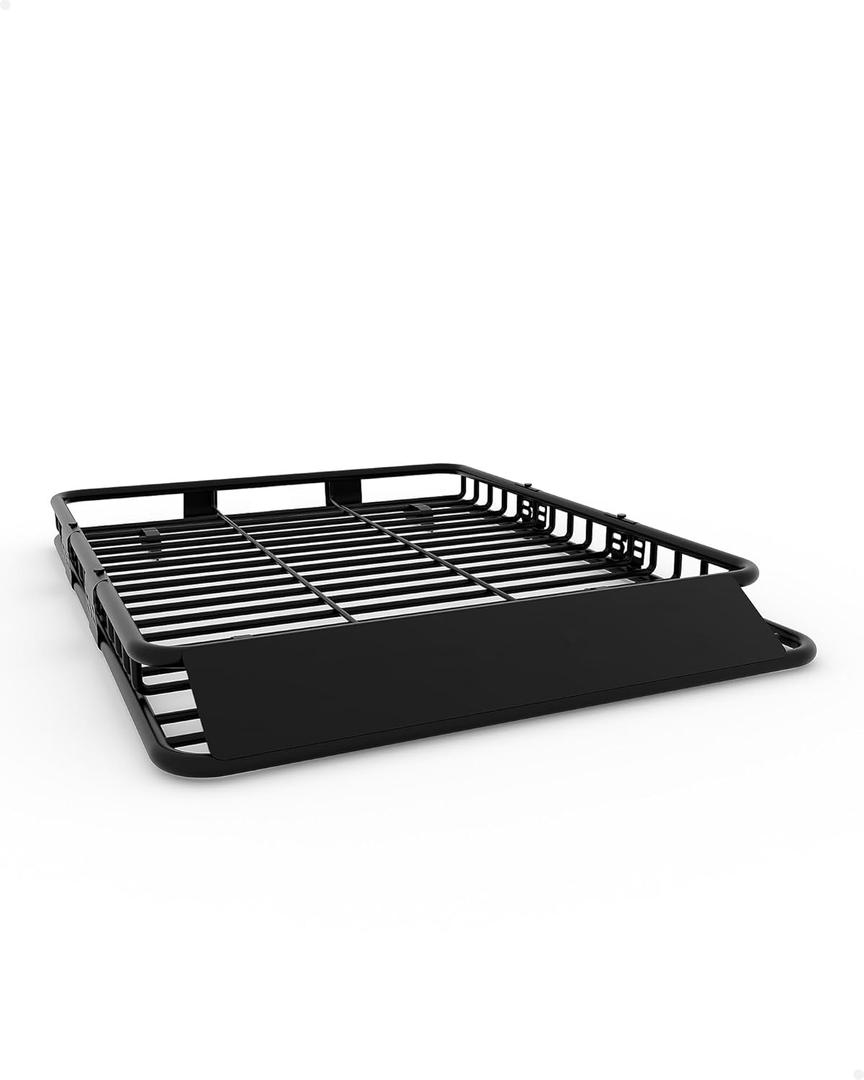 GarveeLife 64 in x 50 in Roof Rack Basket, 200 LBS Capacity Rooftop Cargo Carrier Basket with Extension Luggage Rack Heavy Duty for SUVs, Trucks, Vehicles