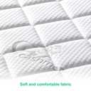 Letmxiu Premium Crib & Toddler Mattress,100% Knitted Fabric, Premium Fleece Surface-Hypoallergenic, 5" Thick Firm Soft Crib Mattress, Non-Toxic - Fits Standard Cribs & Toddler Beds