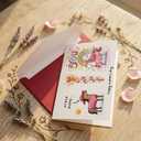 2 x Happy Mothers Day Card, Best Mom Ever Gifts, Mothers Day Card for Mom, Birthday Cards for Women, Mom Day Gift Ideas, Cute Funny Animal Design Gift from Daughter Son Husband Keepsake Love Present