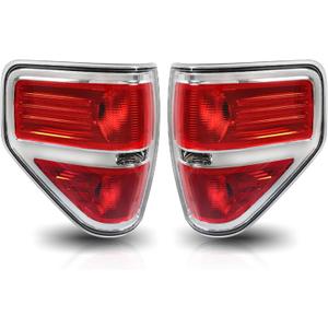 labwork LH+RH Tail Lights Replacement for F150 2009-2014 Rear Tail Lights Lamps Assembly Passenger and Driver Side