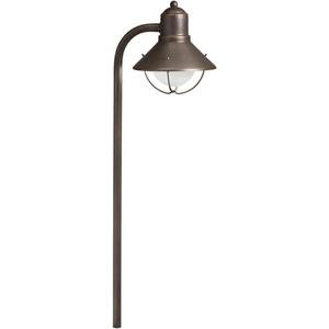 Kichler 15239OZ Seaside Path & Spread 1-Light 120V, Olde Bronze