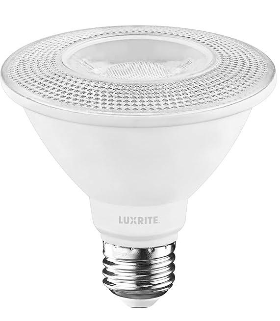 Luxrite PAR30 Short Neck LED Flood Light Bulb, 75W Equivalent, 3000K Soft White, 900 Lumens, 11W, Dimmable LED Spotlight Bulb, Damp Rated, UL Listed, E26 Standard Base - Indoor Outdoor (LR31611)