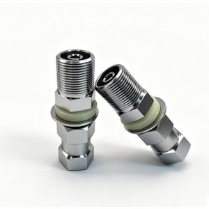 2-Pcs Universal Heavy Duty CB Antenna Stud Mount Adapter with SO-239 Stud Mount Fits for Threaded CB Antenna Stud Mount Adapter, Compatible with Any Mounting Surface with 1/2" Hole.