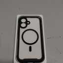 Miracase for iPhone 16 Case 6.1'', Full-Body Bumper Phone case with Built-in Full Glass Screen &Camera Control,No Gap,Compatible with MagSafe,Drop Proof 16 Cover,Black (Magnetic Classic Black)