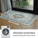 nunubaby Washable Pee Pads for Dogs, Stylish, Non-Slip and Leak-Proof Pee Pads. Reusable Potty Pads for Dogs for Crates and Floors.(Beige/Multi, 24" x36" )