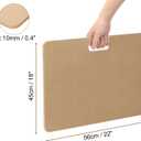 PATIKIL 18 x 22" Wedging Board for Pottery with Built-in Handle, 10mm Thickness Clay Board Portable Plaster Modeling Board for Pottery Clay Ceramics