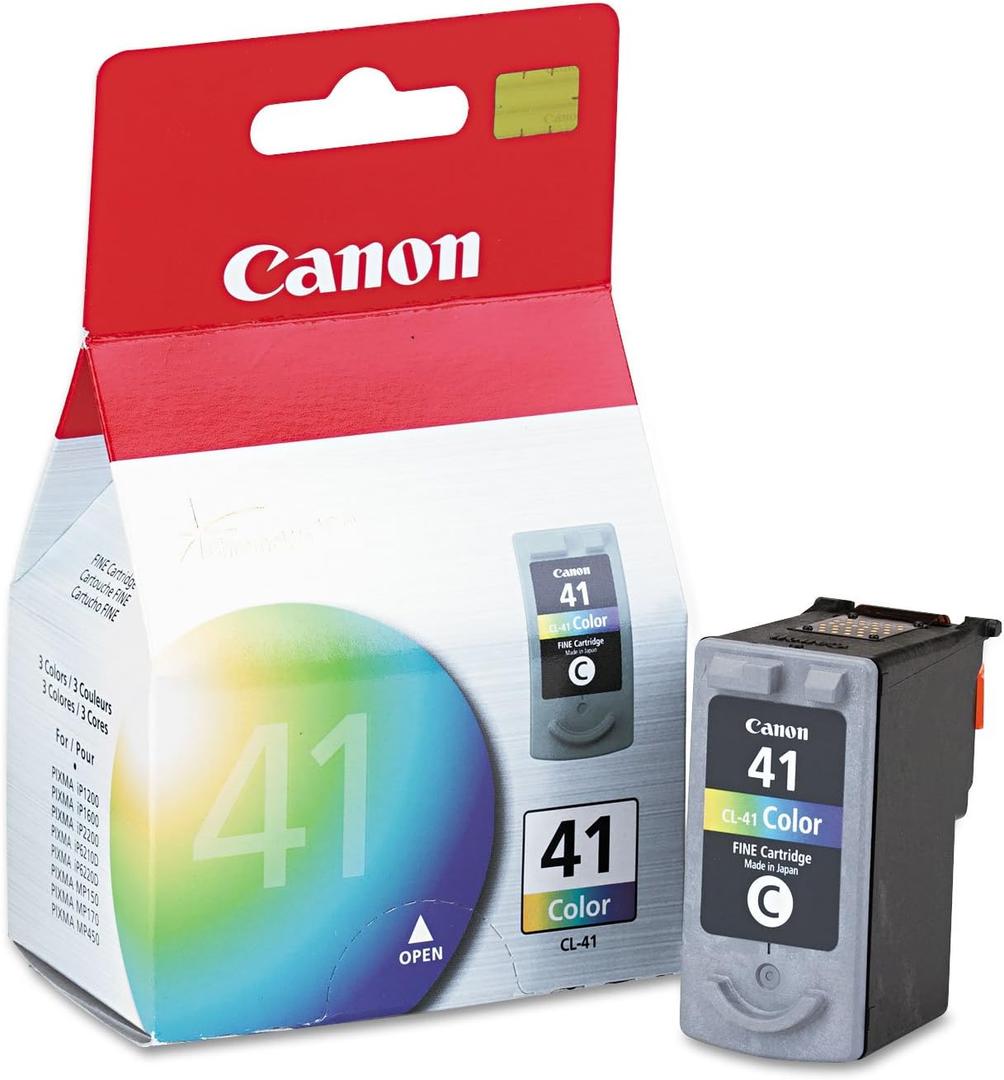 Canon CL41 Ink Cartridge, Tri-Color, in Retail Packaging