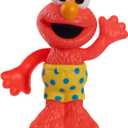 Sesame Street Swim and Splash 7-inch Elmo Wind Up Bath and Pool Toy, Easter Basket Fillers, Gifts, Presents, Kids Toys for Ages 2 Up by Just Play, Kids Toys for Ages 2 Up by Just Play