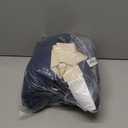 Huzi Infinity Pillow - Home Travel Soft Neck Scarf Support Sleep (Navy)